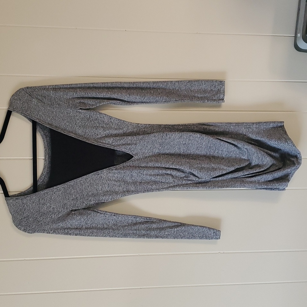 Express Ruched Sweater Dress - Picture 2 of 4